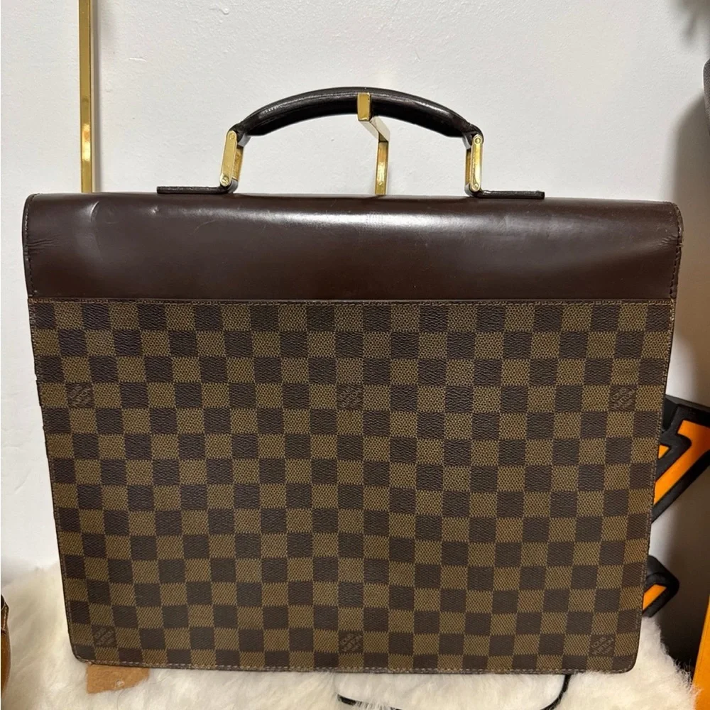 Louis Vuitton laptop Brown Checkered Men's Bag